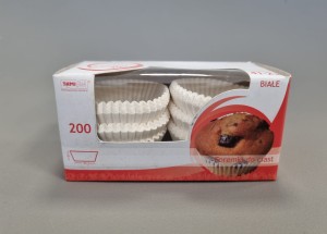 Papilotki białe [200/op] 35x20