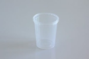Pojemnik przezroczysty okrągły 520ml + przezroczyste wieko