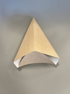 Rożek papierowy kraft 150x260mm [50/op]