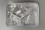 Foremka aluminiowa 3-dzielna prostokątna [100/op] (186x138x32) 550ml.