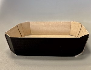 Tacka kartonowa czarna [40/op] 143x134x40mm 23716