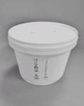 Pojemnik papierowy biały 500ml na zupę [25/op] 115mm88471 plastic free WD/n/