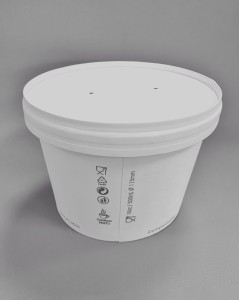 Pojemnik papierowy biały 500ml na zupę [25/op] 115mm88471 plastic free WD/n/