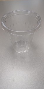 TS16CCR Pojemnik przezroczysty okrągły z płaskim wiekiem 470ml STF CAR CUP [100/op]